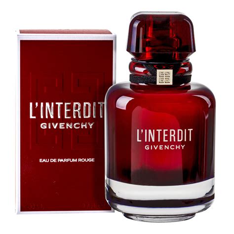 givenchy l'interdit rouge 80ml|givenchy interdit rouge ultime.